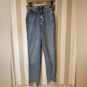Vero Moda Light Blue Paperbag Waist Jeans